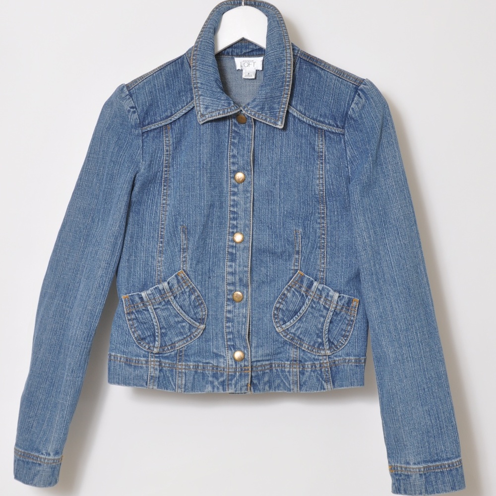 Blue Jean Jacket*ANN TAYLOR* Loft